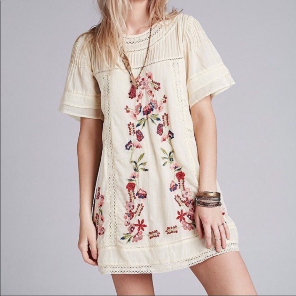 Free People Victorian mini dress